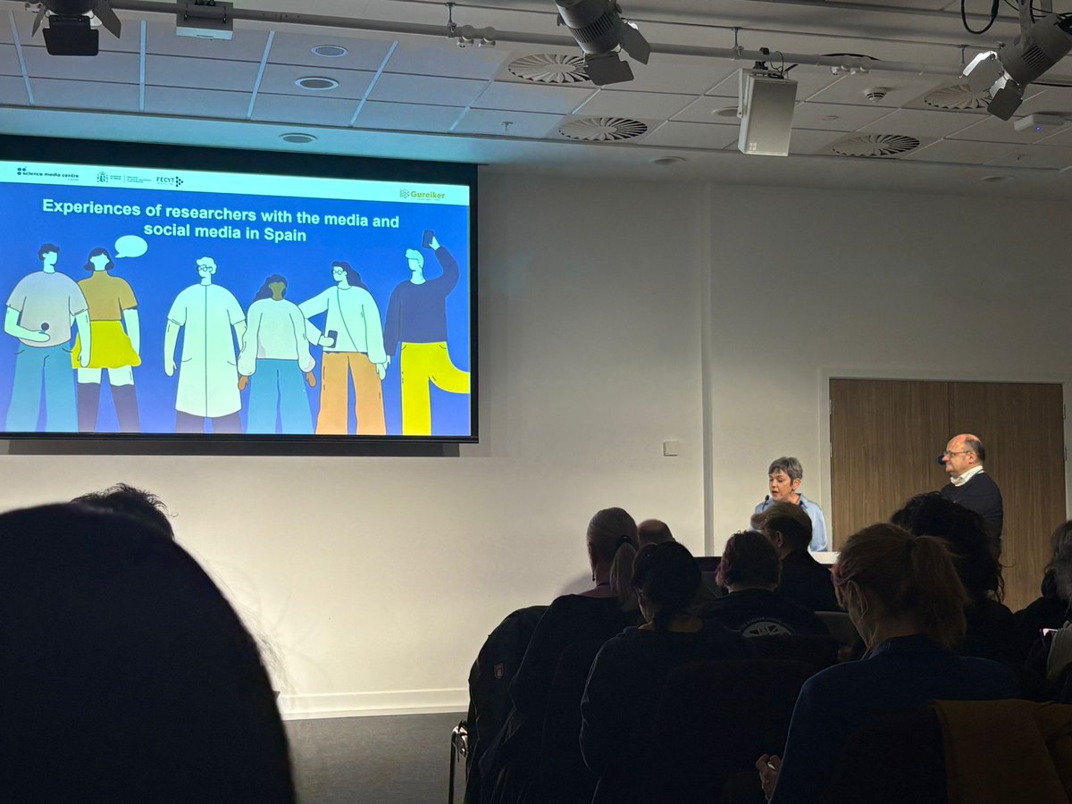 Science Media Centre España (@sciencemedia_es) on Twitter photo 🗣️Estamos en #PCST2025, la conferencia sobre comunicación social de la ciencia que se celebra en Aberdeen (Escocia)
🔈Pampa G. Molina y Simón Peña de <a href="/Gureikertaldea/">Gureiker Research Group</a> han presentado "The backlash of communicating science. Experiences shared by experts" abdn.ac.uk/events/confere… 🗣️Estamos en #PCST2025, la conferencia sobre comunicación social de la ciencia que se celebra en Aberdeen (Escocia)
🔈Pampa G. Molina y Simón Peña de <a href="/Gureikertaldea/">Gureiker Research Group</a> han presentado "The backlash of communicating science. Experiences shared by experts" abdn.ac.uk/events/confere…