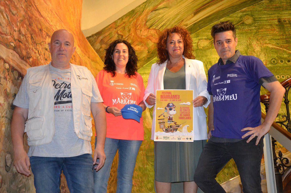 🎭 Contes, arts escèniques, circ i teatre al 9è festival Marrameu, el festival de contes i espectacles de carrer de Torrelameu.

Se celebrarà els dies 31 de maig i 1 de juny, amb la participació de 19 companyies i 30 actuacions.

👉🏻 t.ly/5CrTi

#laforçadelsmunicipis