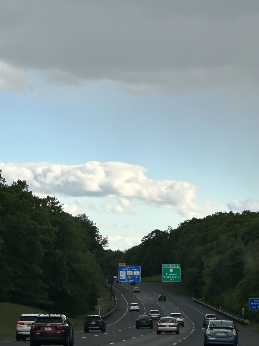 Driving down to the Jersey Shore this weekend, I spotted a cloud that resembled a classic 1980s movie. Do you see it? 
I will give you a hint. The film was based on a 1979 novel, Die unendliche Geschichte by Michael Ende. #story #eightiesfilm #books #fantasy #jerseyshore