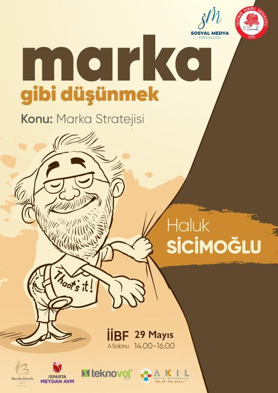 sdu_ve's tweet photo. Reklam Dünyasının Duayen İsmi Geliyor!

Stratejiden yaratıcılığa, markalaşmadan iletişime uzanan ilham verici bir yolculuk seni bekliyor.

Gelin birlikte "Marka Gibi Düşünelim."

🗓 29 Mayıs Perşembe

⏰ 14.00 

📍 İİBF A Salonu https://t.co/H7uD05pwtY