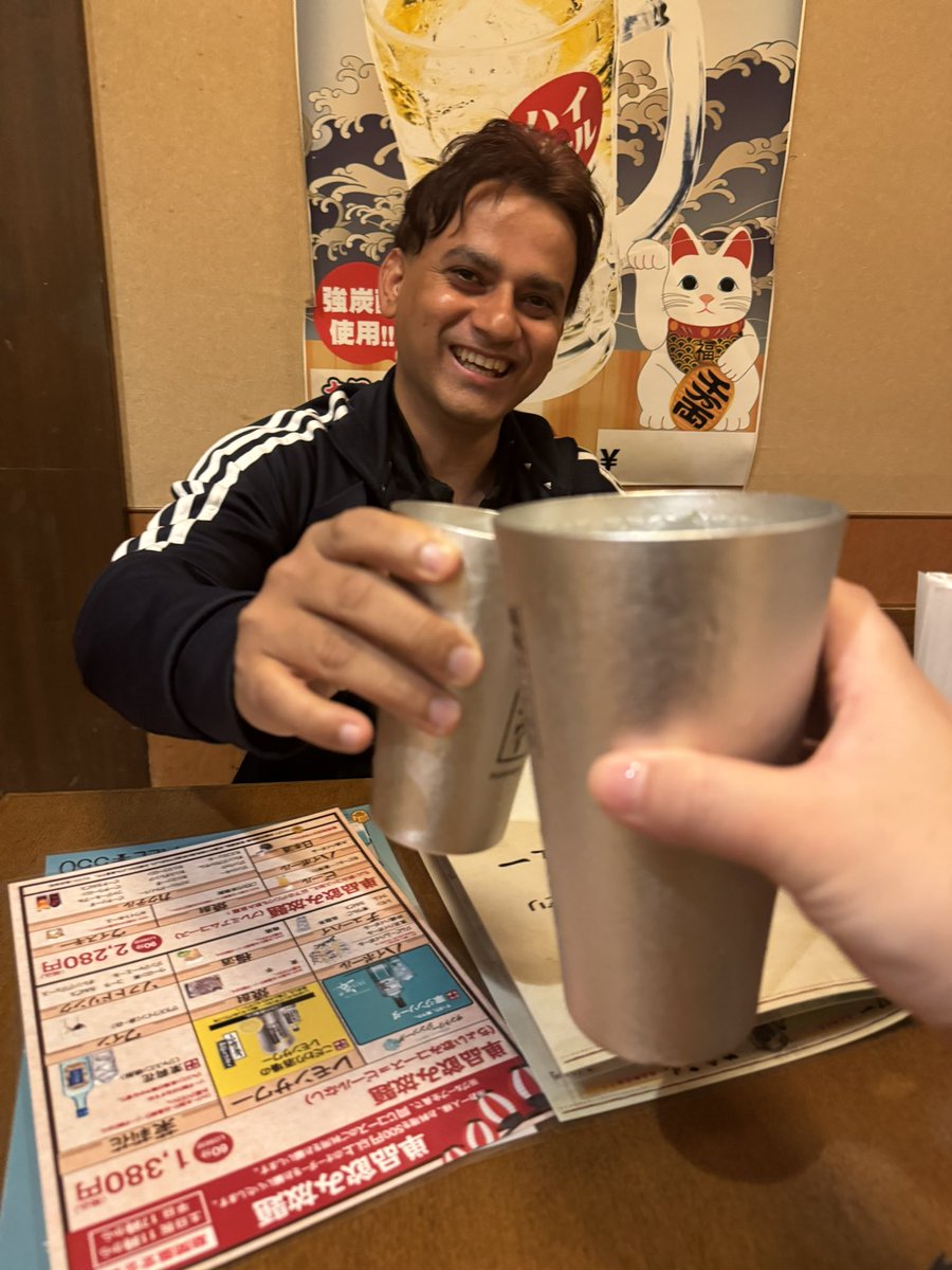 今日はネパールの子と仕事の話をしています😇