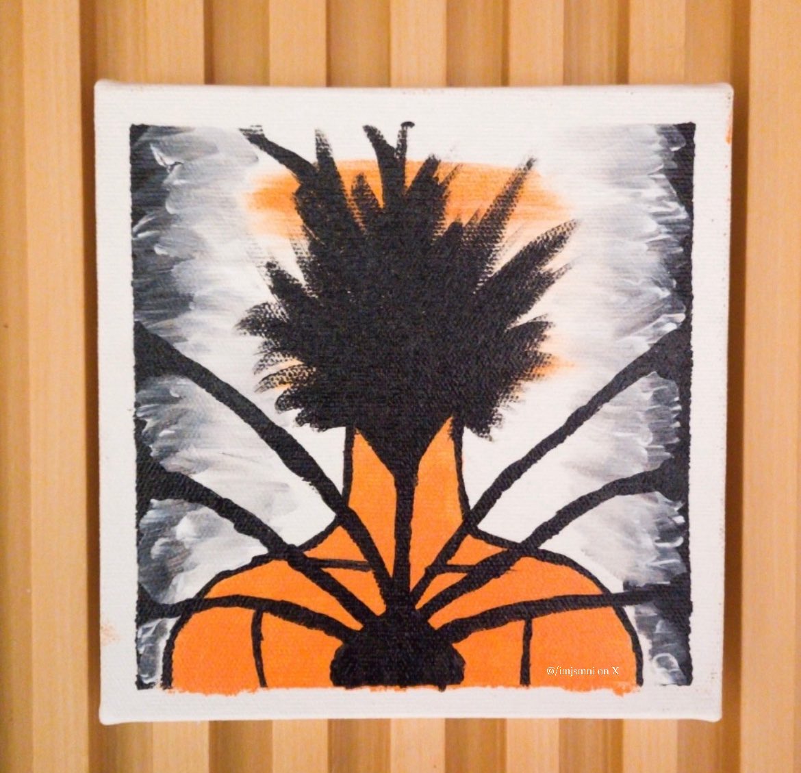 imjsmni's tweet photo. 🎨 OPEN BID 🎨  
Judul: “Me, Tangled in Silence”  
Akrilik di Kanvas (Lukisan asli bukan printing)
🧵Ukuran: 20 x 20 cm
💸Open Bid: 30K
💥Min Bid: 5K
🛒Buy Now: 75K 
Bid via reply ya 💌
#ArtReceh #LukisanLokal #LelangKarya #IndieArt #zonauang https://t.co/z3qrNQmB7H