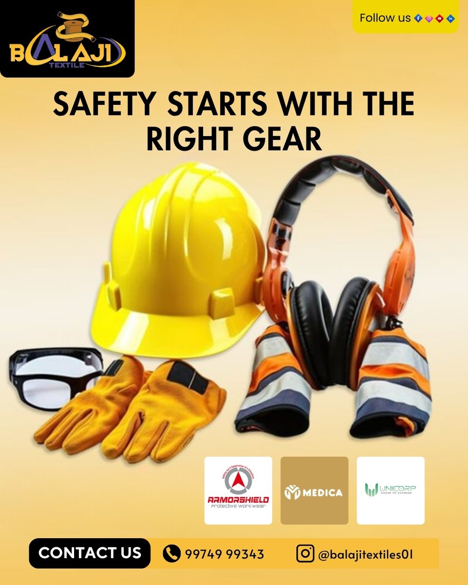 BalaJiTextiles0's tweet image. 🧵 Trusted Workwear for Every Industry!
🦺 Built for performance
👕 Designed for comfort
📦 Delivered in bulk

📞 Contact: +91 99749 99343
📲 Follow: @balajitextiles01
📍 City Mall 2, Kalol, Gandhinagar
#safetywear #ppekits #workwearsolutions #industrialuniforms #hospitalwear