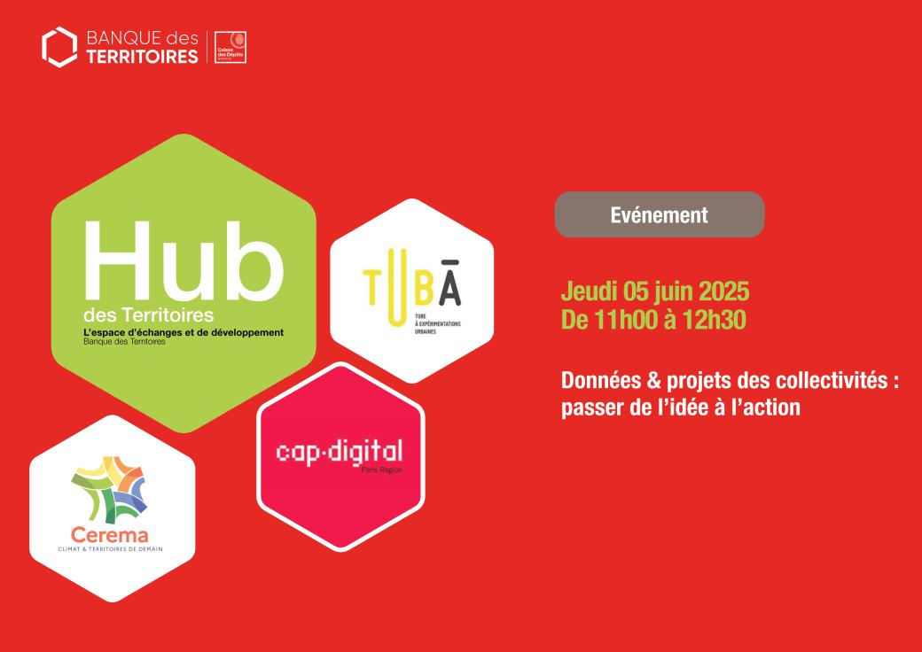Gouvernance des données, territoires connectés et durables, numérique utile... Le 5 juin, les participants du programme #CAPACIties partageront leur retour d'expérience 🗓️

👉 S'inscrire à la restitution :

banquedesterritoires.fr/evenements/don…