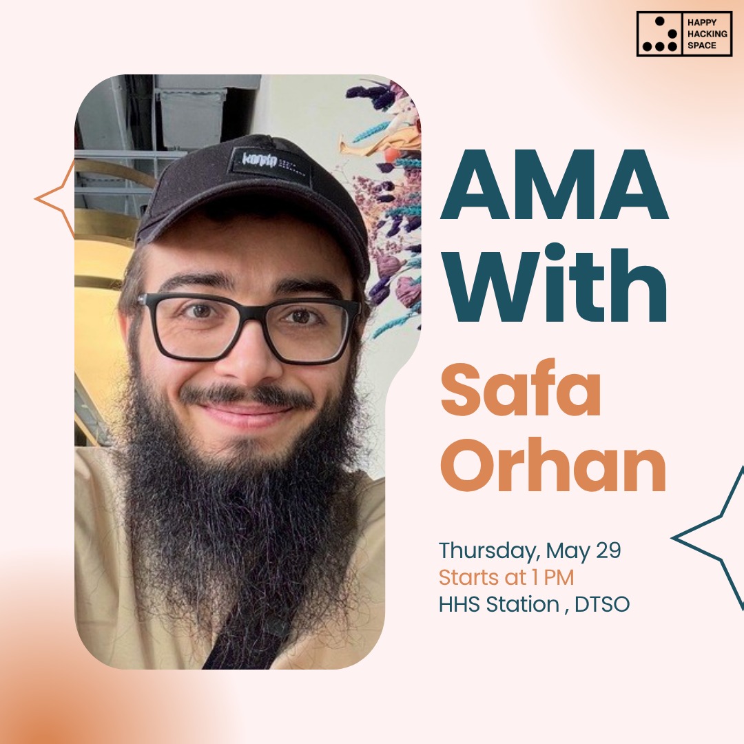 Happy Hacking Space (@happyhackings) on Twitter photo AMA with <a href="/safaorhanTR/">Safa Orhan</a>
On May 29, we’re hosting Safa Orhan, an Engineering Manager with over 15 years of experience in software engineering.
It’s an open conversation about engineering, leadership, and the real challenges faced in the field.
Join us to ask questions, share ideas AMA with <a href="/safaorhanTR/">Safa Orhan</a>
On May 29, we’re hosting Safa Orhan, an Engineering Manager with over 15 years of experience in software engineering.
It’s an open conversation about engineering, leadership, and the real challenges faced in the field.
Join us to ask questions, share ideas