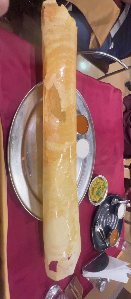 a_no_criti's tweet photo. I think one of the best sounds to exist is the cracking of a super crispy paper dosa  that is freshly served 🫠 
#dosalife #southfood #comfort https://t.co/LT9YhozaGi