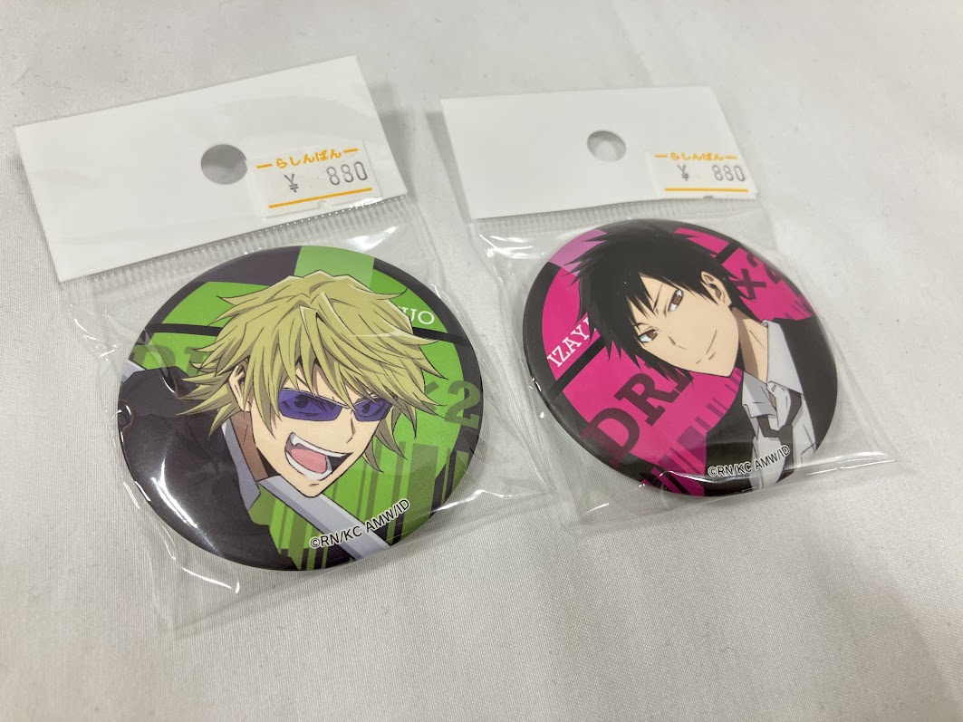 デュラララ!!』より しずちゃんとイザヤの缶バッジお買取りしました