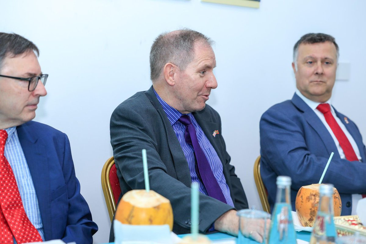 H.E. Ben Mellor <a href="/FCDO_Ben/">Ben Mellor</a> , Director, India and Indian Ocean Directorate, Foreign Commonwealth and Development Office and H.E. Nick Low <a href="/NickDLow/">Nick Low</a> , British High Commissioner to Maldives paid a courtesy visit to People's National Congress (PNC)'s headquarters, engaging with the