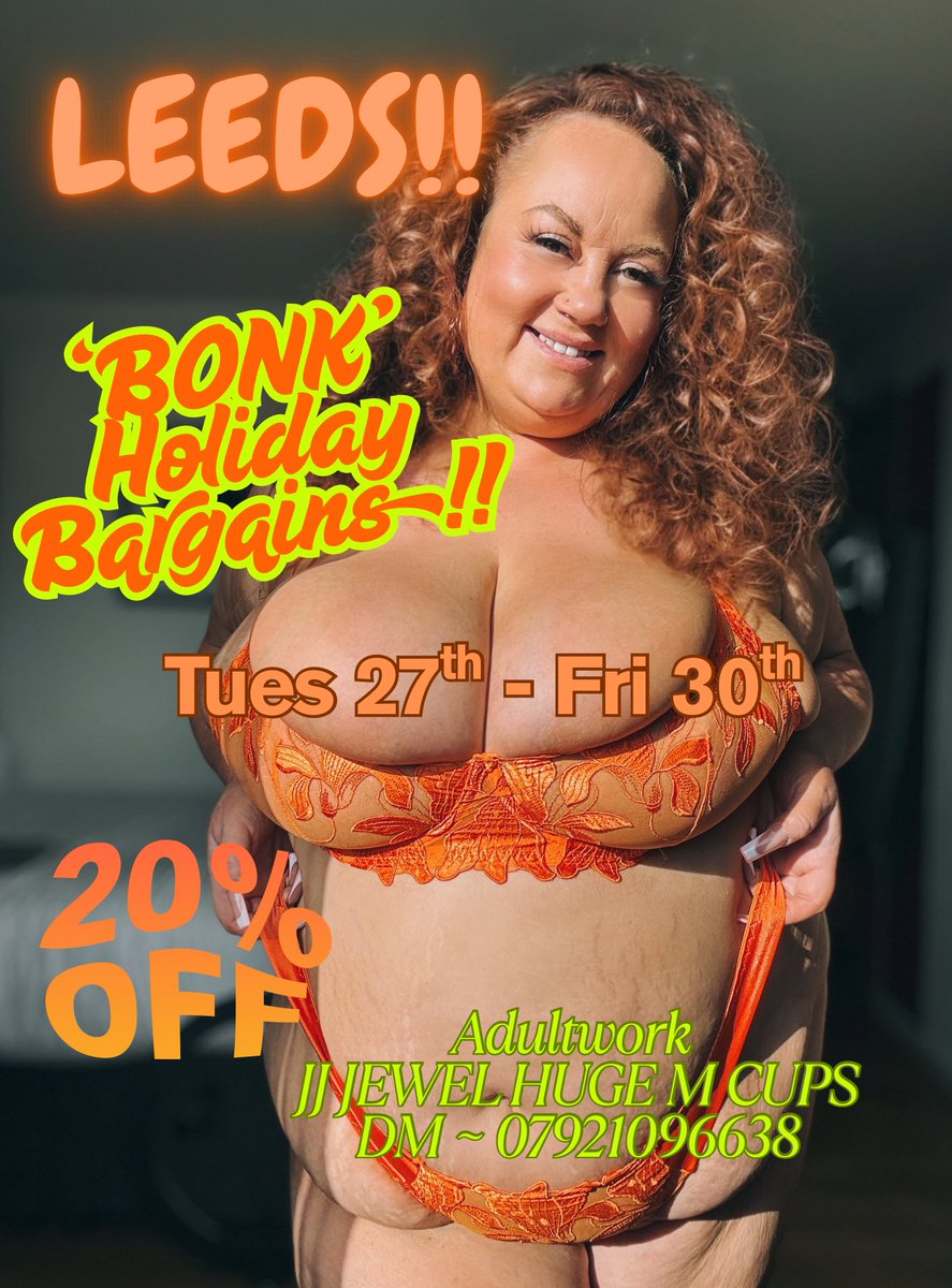 Come and grab more than a bargain in Leeds this week!!! 😈😈 
07921096638 for details 😘