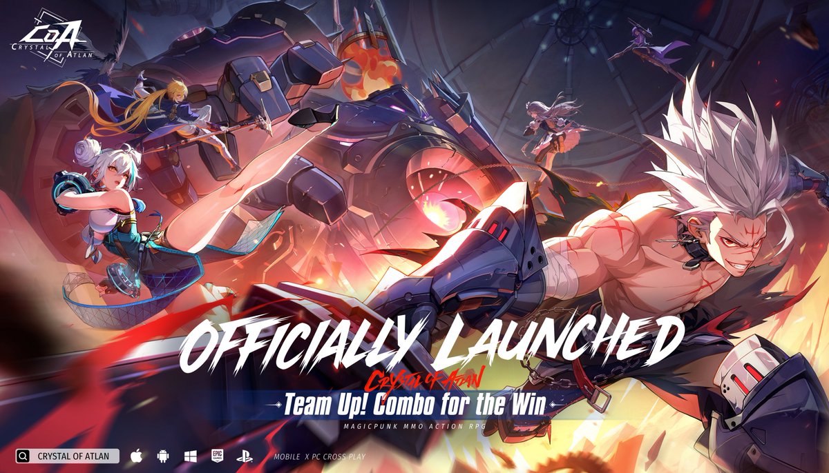 Team Up! Combo for the Win💥
Global Launch is coming! Dive into Atlan’s magicpunk world with friends, master relentless combos, and unleash chaos together.🌍
🔹 Europe, North America &amp; South America: coau.onelink.me/Kb3c/nfndjib3
🔹 Asia, Australia, Middle East &amp; Africa: