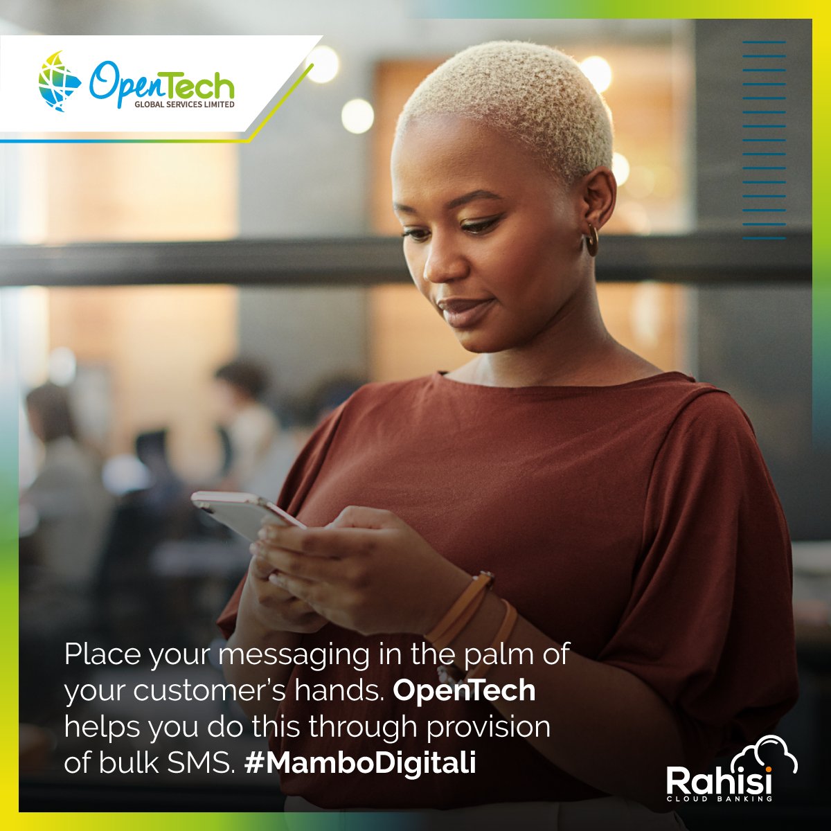 opentech_global's tweet photo. Stay informed effortlessly with Rahisi Cloud Banking! Automated SMS Alerts update you in real-time on key triggers such as:
✅ Payment reminders
✅ Due date alerts
✅ Loan approval notifications
✅ Transaction confirmations
#CloudBanking #LoanManagement #Microfinance #MobileLoan https://t.co/77hg39lBPc