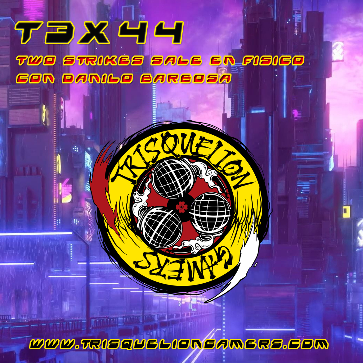 Trisquelion Gamers 🎙️⛩️🎮 (@trisqueliong) on Twitter photo 👾NUEVO PROGRAMA 👾
Hoy volvemos a traer a nuestro amigo <a href="/dmbarbosa1/">Retro Reactor Games</a> al programa para hablar de la salida en físico de #TwoStrikes <a href="/EntaltoStudios/">Entalto Studios</a> <a href="/MeridiemGames/">Meridiem</a> , algo que no os podéis perder jugar! 👹
🟡Links: linktr.ee/trisqueliongam… 🟡
🤖trisqueliongamers.com 🤖 👾NUEVO PROGRAMA 👾
Hoy volvemos a traer a nuestro amigo <a href="/dmbarbosa1/">Retro Reactor Games</a> al programa para hablar de la salida en físico de #TwoStrikes <a href="/EntaltoStudios/">Entalto Studios</a> <a href="/MeridiemGames/">Meridiem</a> , algo que no os podéis perder jugar! 👹
🟡Links: linktr.ee/trisqueliongam… 🟡
🤖trisqueliongamers.com 🤖