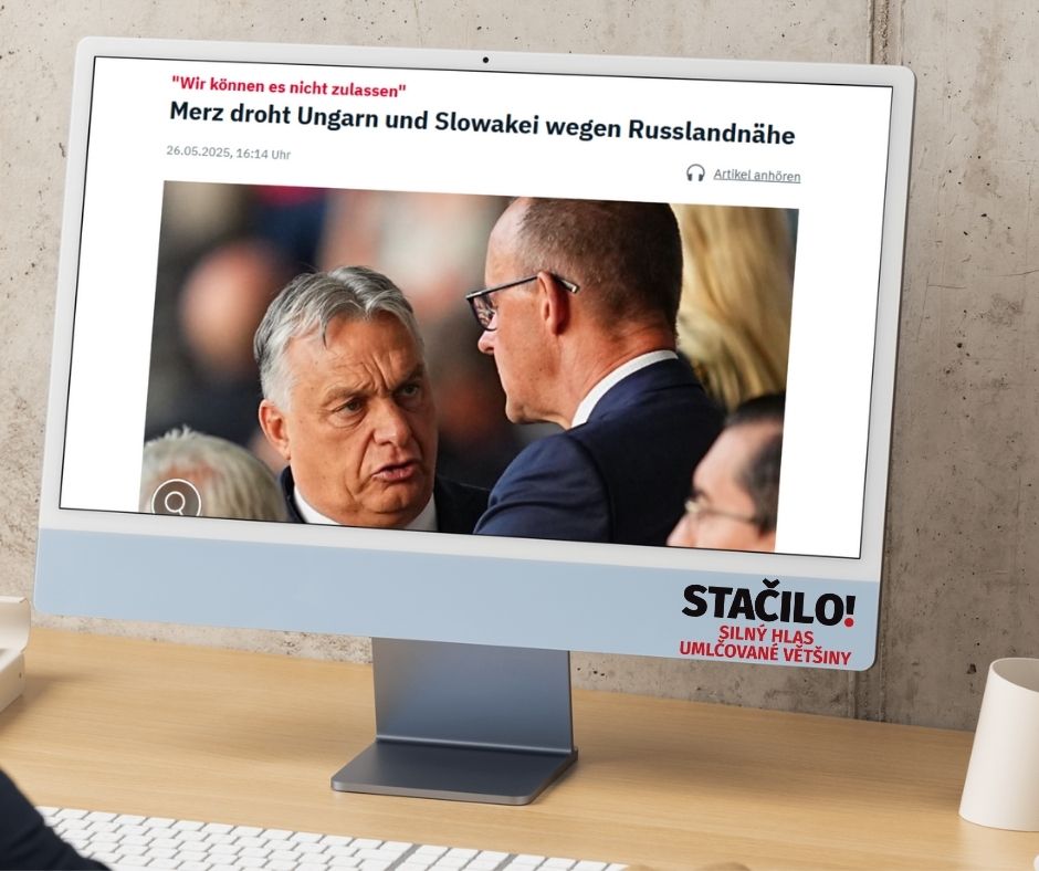 MERZ NEBRÁNÍ EVROPU. HÁJÍ MOCENSKOU POSLUŠNOST.

Německý kancléř Friedrich Merz varoval, že Maďarsko a Slovensko mohou přijít o evropské fondy, pokud budou „blokovat rozhodování EU“. Ve skutečnosti ale nejde o žádné blokování – jde o to, že si tyto země dovolují mít vlastní