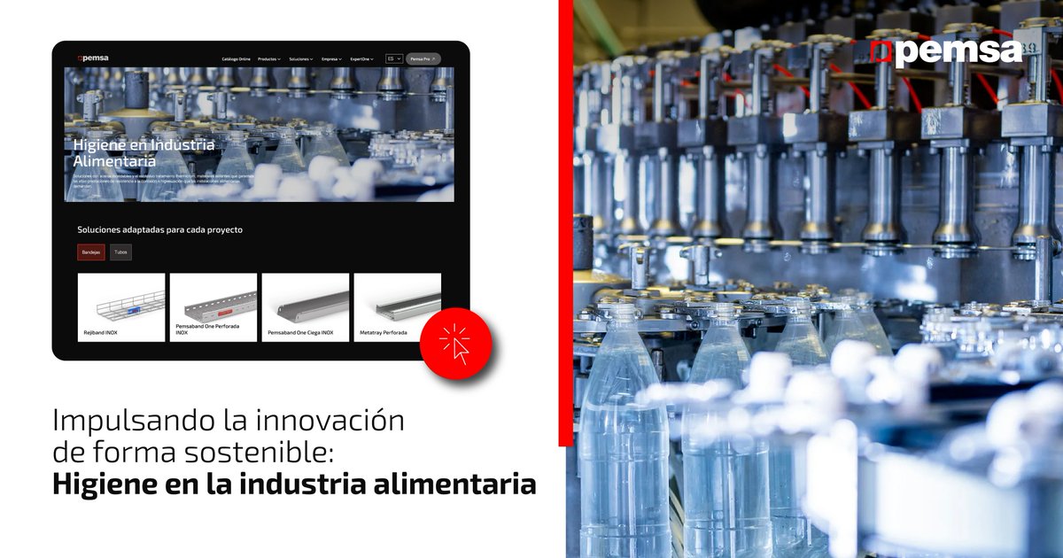 PemsaRejiband's tweet photo. 🍎 Innovación sostenible en la industria alimentaria: seguridad, higiene y cumplimiento normativo con soluciones en acero inoxidable y Thermicrom®.
Consulta aplicaciones, fichas y más en nuestra web 👉 https://t.co/1F6qxukmJb
#Pemsa #IndustriaAlimentaria https://t.co/Y2WYsQhuNf