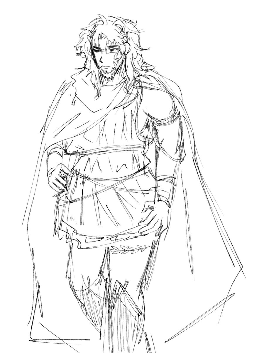 jeliesandstars's tweet photo. I was inspired and sketched an older telemachus. Enjoy ♡

he got his father's sense of fashion

#telemachus #epicthemusical https://t.co/5dekAnA5Ki