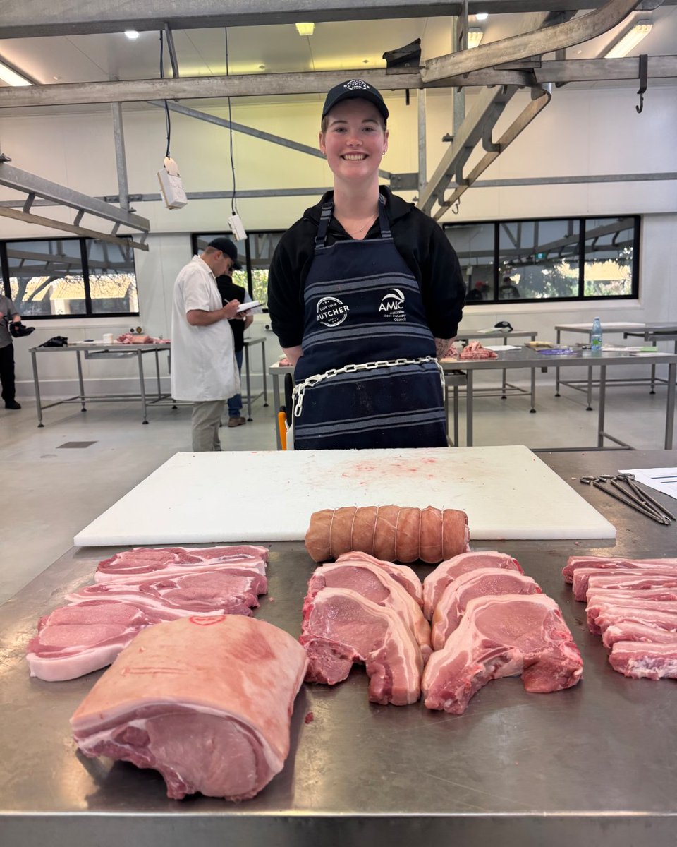 tafesa's tweet image. The South Australian Apprentice of the Year competition kicked off at Regency campus today with 11 of 13 competitors trained at #TAFESA! 🙌

Thanks to the Australian Meat Industry Council for organising this event. We can't wait to see who will represent #SA nationally! ✨