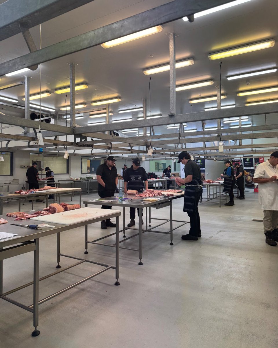 tafesa's tweet image. The South Australian Apprentice of the Year competition kicked off at Regency campus today with 11 of 13 competitors trained at #TAFESA! 🙌

Thanks to the Australian Meat Industry Council for organising this event. We can't wait to see who will represent #SA nationally! ✨