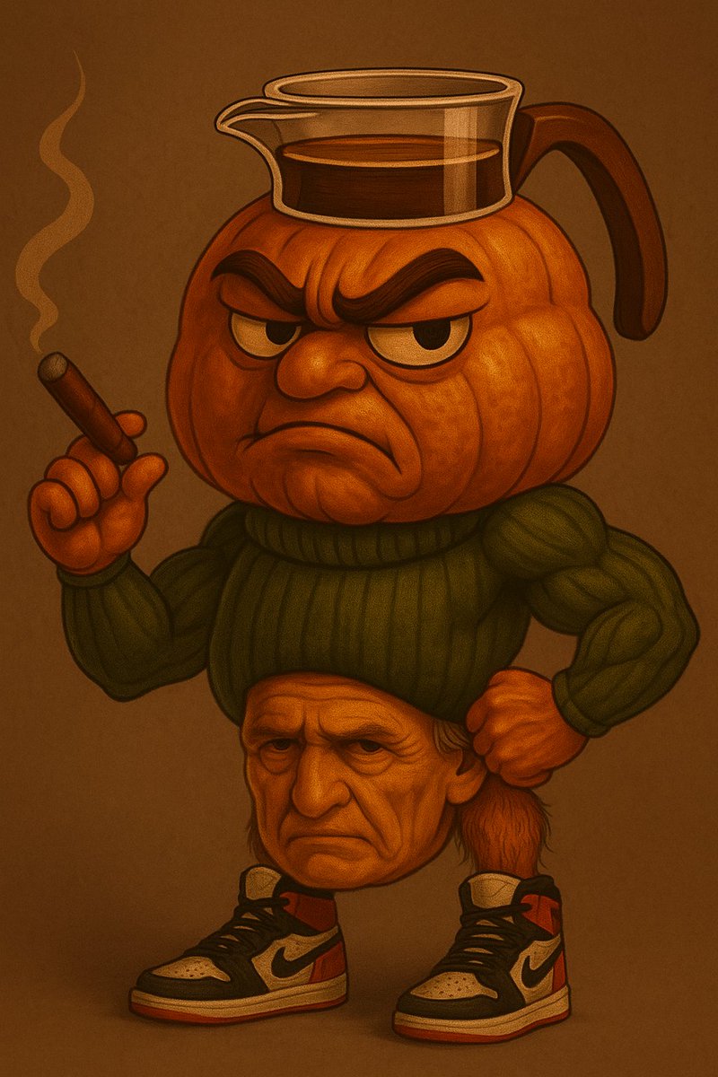 PDCartelX's tweet photo. ☕🔥 $MUG –He Brews. He Scowls. He MUGS. 💀
$MUG — Rug roast served daily, 1 PM, UTC - https://t.co/vGmBHyXvNd
#MEME #RUMBLE #PDMC @Emperoronsol @jbvuich @CapoPinguini https://t.co/bafI3IaLxX