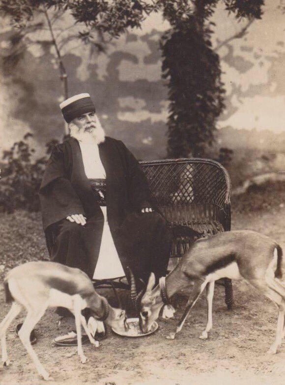 Kahire'de Kaygusuz Sultan Dergâh postnişîni Mehmed Lütfi Baba ve karacaları; Endam ve Letafet.