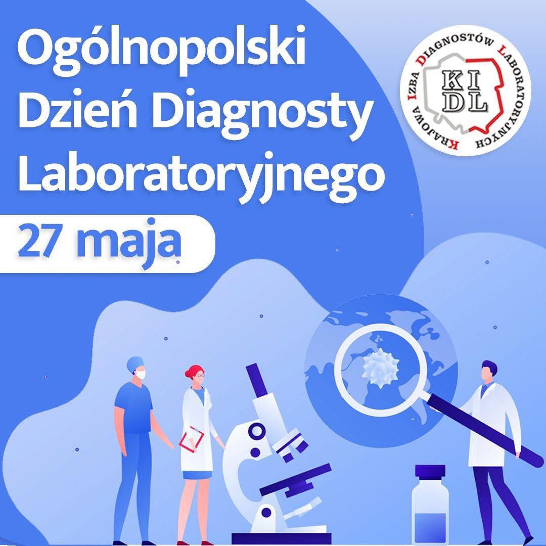 🗓️ Dziś #DzieńDiagnostyLaboratoryjnego
❤️Dziękujemy ponad 18 tysiącom Diagnostów Laboratoryjnych za ich pracę.

Dzięki zaangażowaniu, rzetelności i wiedzy diagnostów możliwe jest skuteczne diagnozowanie, leczenie i budowanie bezpieczeństwa zdrowotnego wszystkich Polek i Polaków.