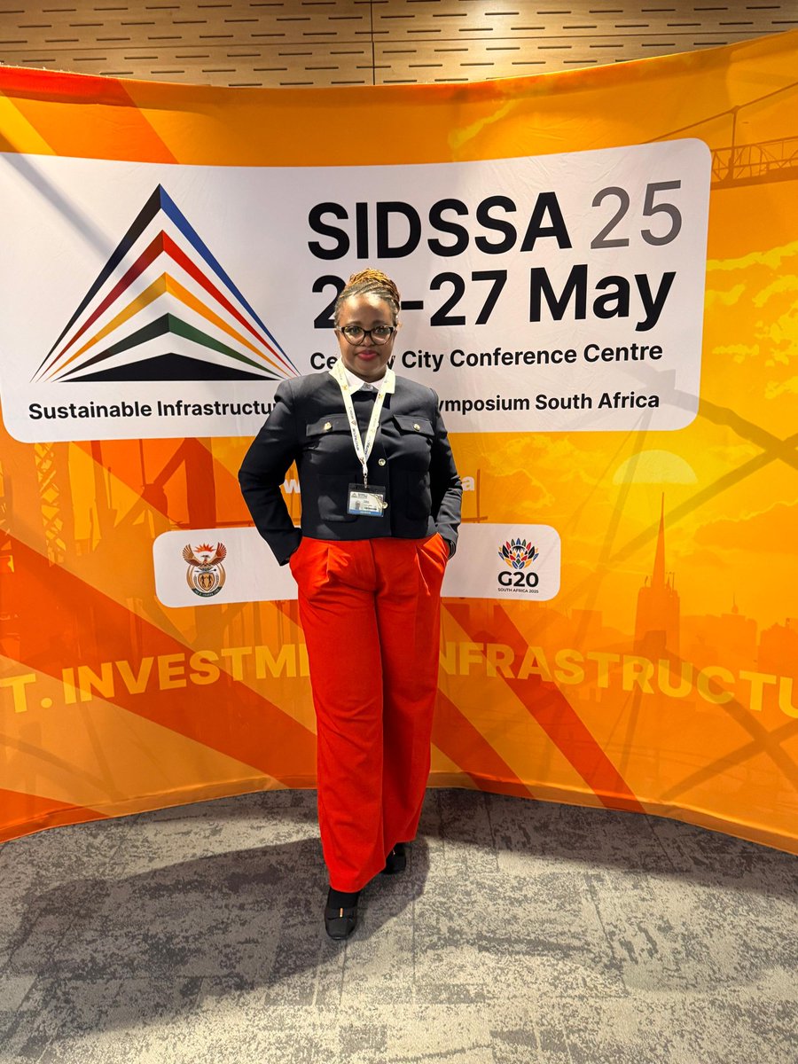 Attending the SIDSSA25, currently taking place in the City of Cape Town. #CenturyCity