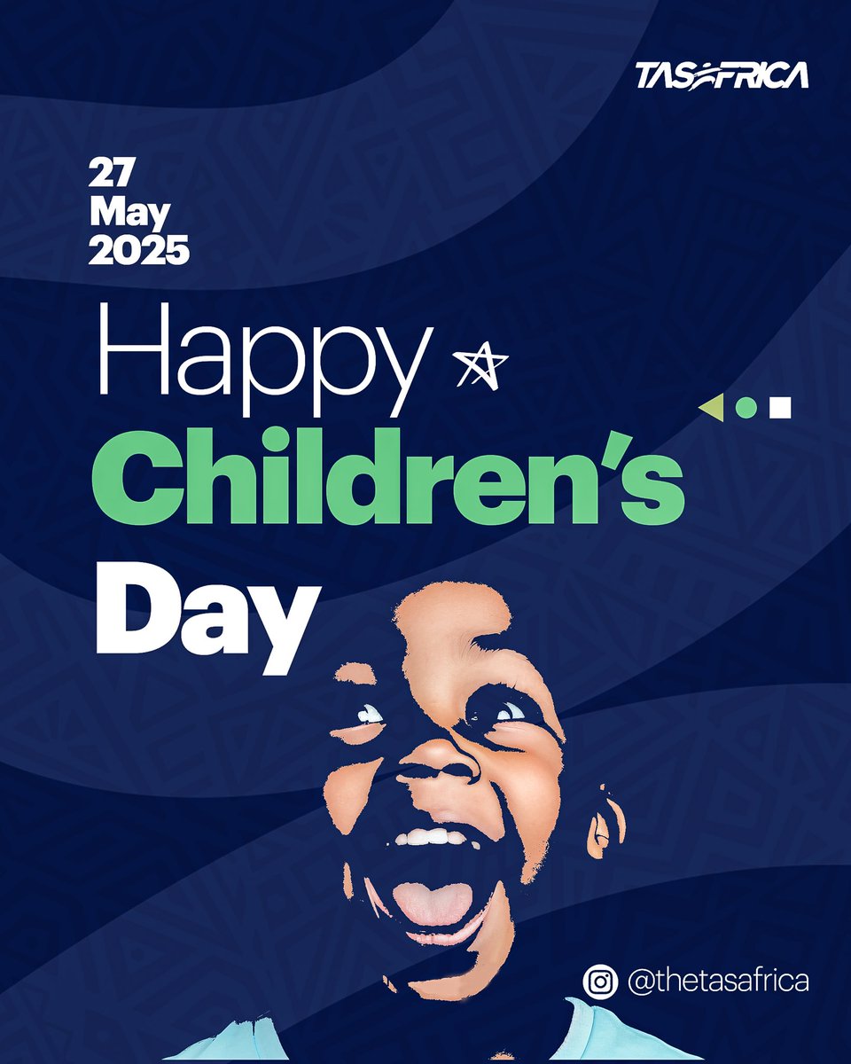 Thetasafrica's tweet image. Celebrating the joy, laughter, and endless imagination of childhood. Happy Children鈥檚 Day!馃挌
#TASAfrica
#ChildrensDay