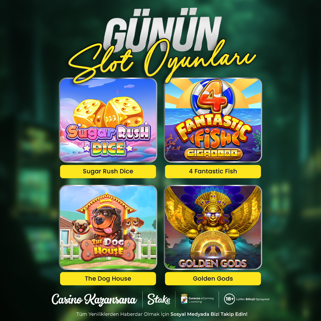 CsnKazansana's tweet photo. 🎰Günün Slot Oyunlarıyla Kazancını İki Katına Çıkar!

💰Sugar Rush Dice
💰4 Fantastic Fish
💰The Dog House
💰Golden Gods

📌 Giriş Linki: https://t.co/uil7BU2bJ2 🔗

#casinokazansana #casinokazansanagiriş https://t.co/tA1hy83wgW