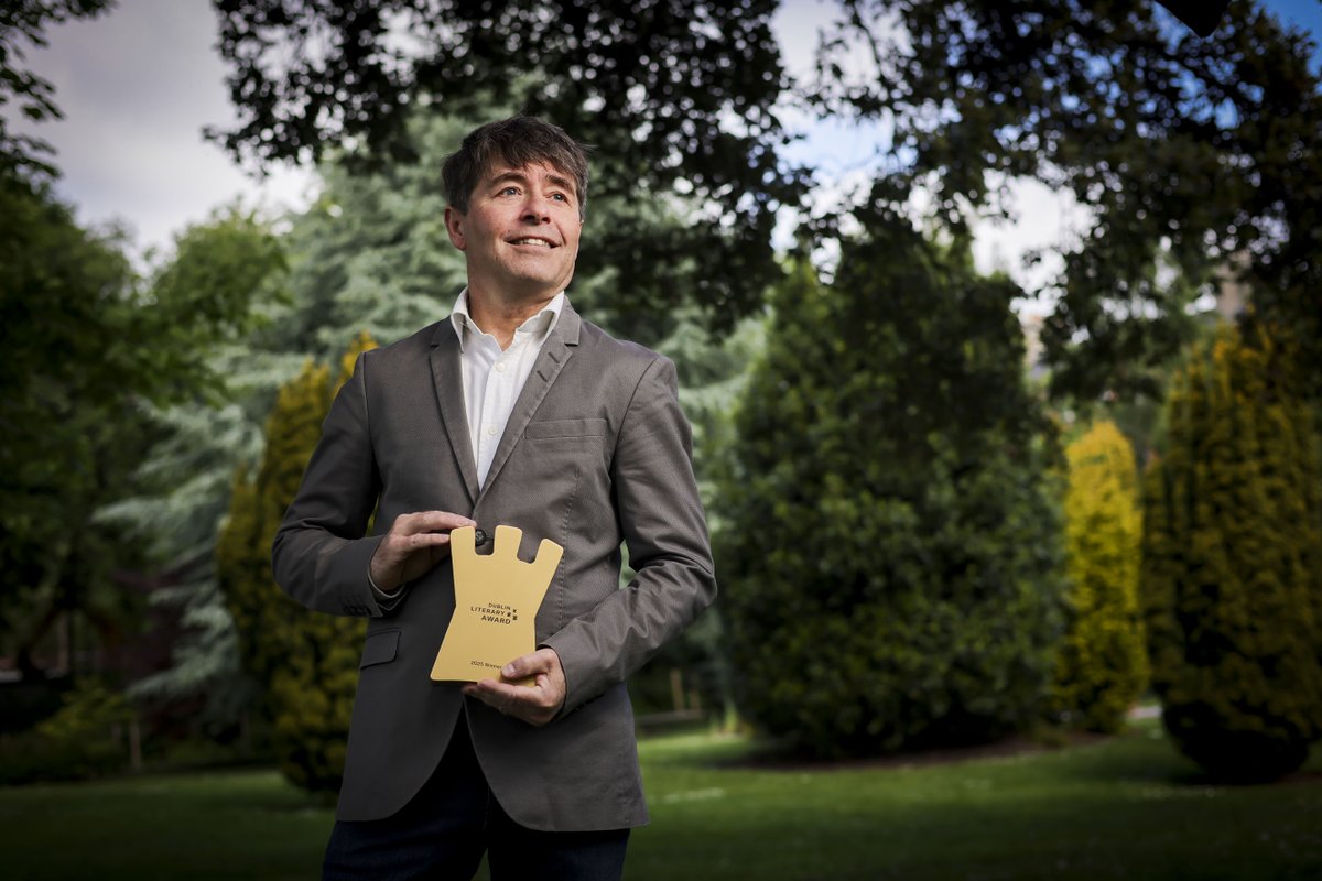 Dublin Literary Award (@dublinlitaward) on Twitter photo More wonderful photos of 2025 Dublin Literary Award winner Michael Crummey with his novel The Adversary and the award itself, captured in the beautiful surroundings of Merrion Square Park. 📚🌿
<a href="/dubcilib/">Dublin City Libraries</a> @knopfca More wonderful photos of 2025 Dublin Literary Award winner Michael Crummey with his novel The Adversary and the award itself, captured in the beautiful surroundings of Merrion Square Park. 📚🌿
<a href="/dubcilib/">Dublin City Libraries</a> @knopfca