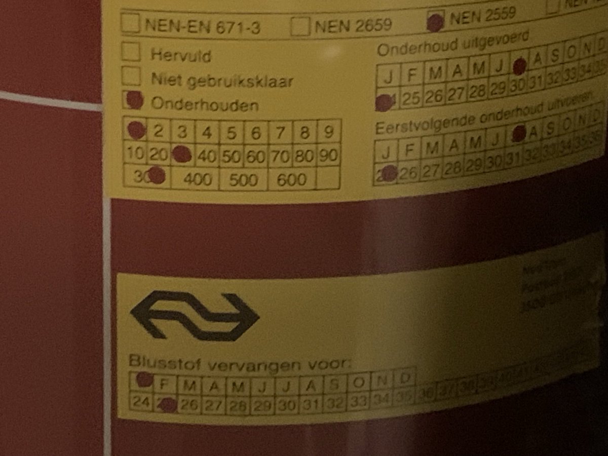 HZweed's tweet photo. ⁦@NS_online⁩ is de blusstof nu op tijd vervangen of juist niet? https://t.co/YfjBYvb56r