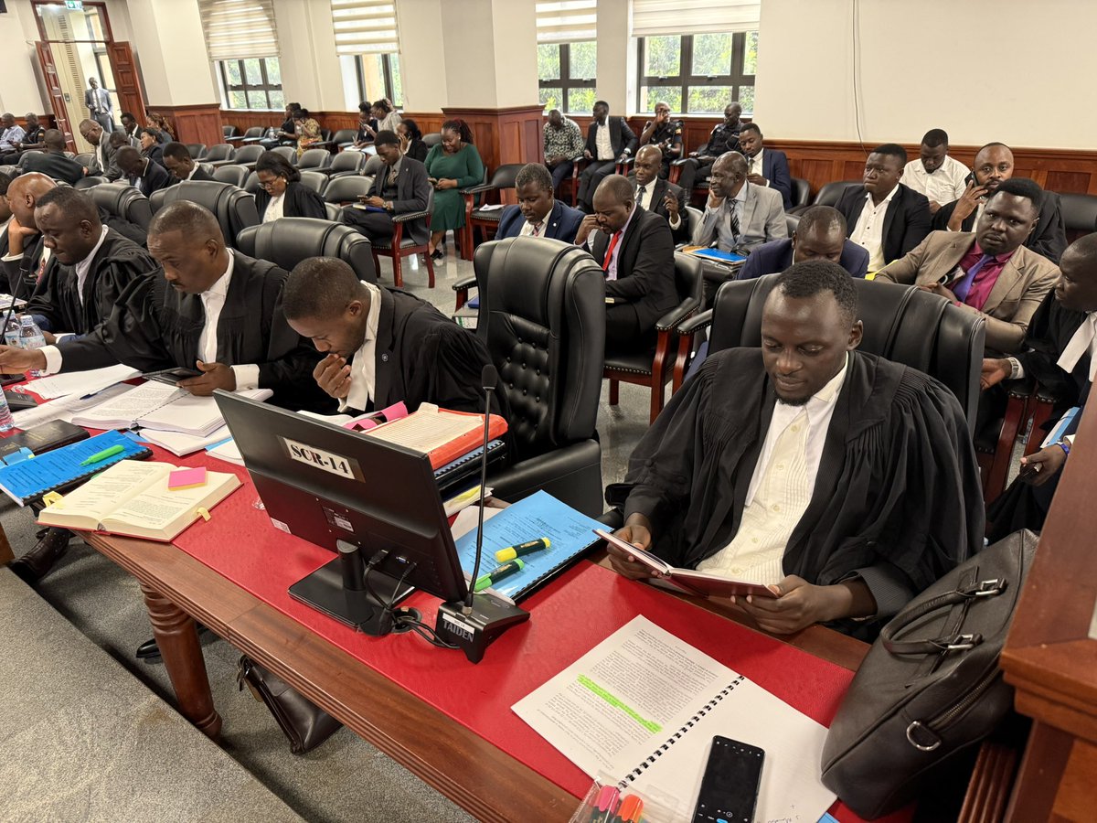 kiizaeron's tweet photo. We have kept time. Ready to defend @ZaakeFrancis versus the appeal by Attorney General (for Anitah Among) to the Supreme Court of Uganda. The crew includes @EriasLukwago_ , @GeorgeMusisi4, @assekanjako, @TumusiimeKato, @sasmvn, @MaleMabiriziHKK & I. We are here to assert the Supremacy of the Constitution & the nonederogable right to natural justice & fair hearing.