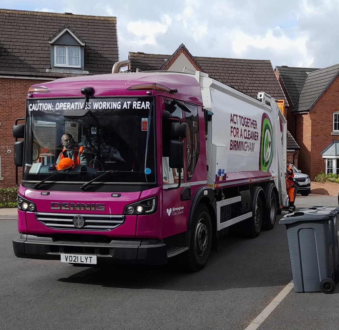 Birmingham City Council: "All of our available waste wagons have been deployed from our three depots citywide this morning.

"Please put your household waste bin (grey lid) out on your scheduled day. If not collected, please leave bins out and crews will attend asap"