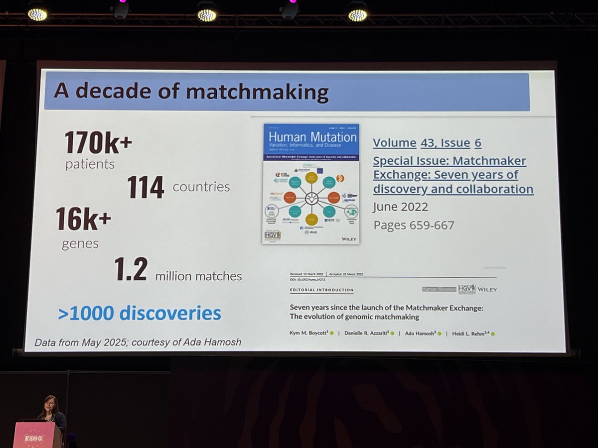 Konrad Platzer (@platzer_k) on Twitter photo 15k+ genes are currently in <a href="/GeneMatcher/">GeneMatcher</a>. Kym encourages to share more than gene name & add phenotype & zygosity of your variant to reduce email load. #ESHG2025 15k+ genes are currently in <a href="/GeneMatcher/">GeneMatcher</a>. Kym encourages to share more than gene name & add phenotype & zygosity of your variant to reduce email load. #ESHG2025
