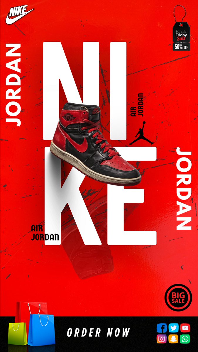 sarfaraj248's tweet photo. Today with the help of canwa I made this poster for Nike shoes.
#Nike #Jordan 
#canva #learnfrompeers #narayanchabdratrust

@lfp_Tardeo
@Saipujariprasad
@apnipathshala_ https://t.co/gWxZwuHUkN