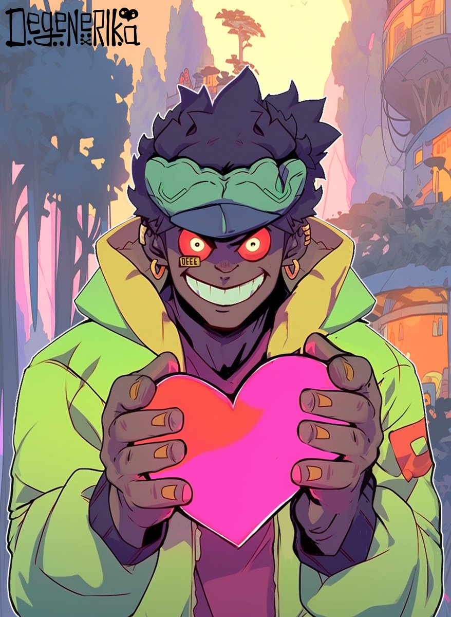 Good morning ya kickass degenerates!

Degenerika got heart. Real art. 
And a whole lot of weird love.

Hold a Degen. Help make a comic. Mint - next week!

Let's build something unforgettable.🌀📖

 #NCHaD #Comics #Solana #NFTCommunity