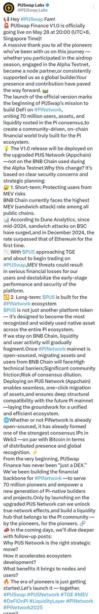 chnchoyun1's tweet photo. Pijswap has taken security as its mission from the beginning, and has always aimed to protect the security of user assets. Considering that the BNB chain is vulnerable to MEV attacks, it is really trustworthy to build its own chain.
#pijswap #MEV #pinetwork #youlong https://t.co/4Ofkcb47yX