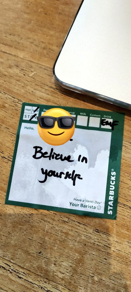 Mas baristanya <a href="/SbuxIndonesia/">Starbucks Indonesia</a> tau gwe lagi puyeng