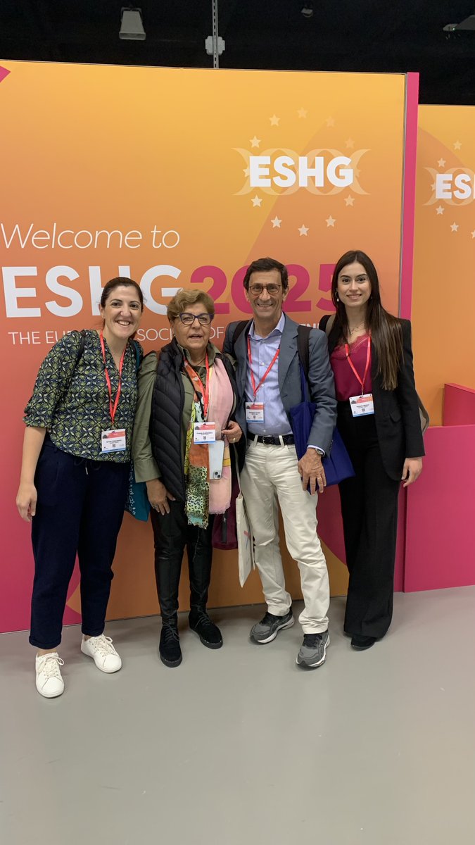 #ESHG2025 Great scientific success and great friends ......