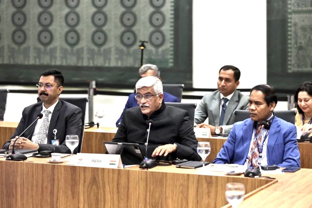 mpsbarmer's tweet photo. Honoured to be part of the Indian delegation to BRICS Summit in Brasília under the leadership of Hon’ble Minister of Tourism and Culture Shri Gajendra Singh Shekhawat A fortunate moment to represent India, blending progress with heritage on the global stage

#VikasBhiVirasatBhi https://t.co/JqfEmoVwft