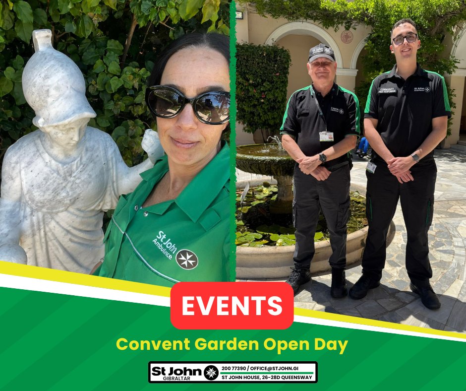 The weather behaved and it was a gorgeous day for this year's Convent Garden Open Day💚

As always, thanks to our volunteers for giving up their time to be on first aid support duty 🙌