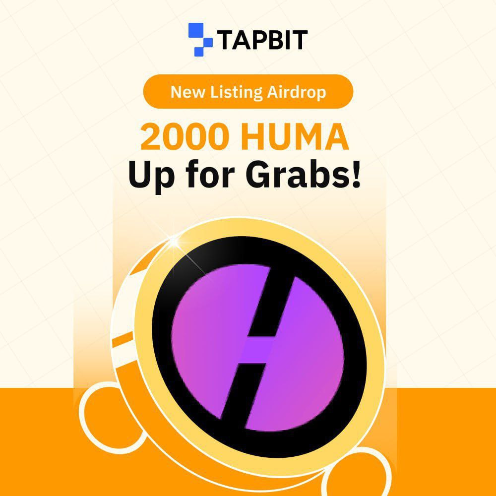 TapbitDACH's tweet photo. 🎉 Airdrop für neue Angebote: 2.000 $ HUMA zu gewinnen! 💰

🗓 Veranstaltungszeitraum: 27. Mai 2025, 03:00 Uhr – 30. Mai 2025, 03:00 Uhr (UTC)

Verpassen Sie nicht Ihre Chance auf kostenlose $HUMA! 🚀🔥

🔍 Weitere Informationen:
https://t.co/ZWfGVav5io https://t.co/30W6bqGJgR