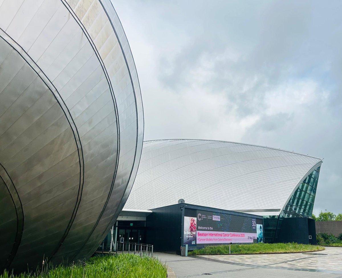 We are looking forward to welcoming our delegates to the Beatson International Cancer Conference 2025 at the Glasgow Science Centre this morning!🏴󠁧󠁢󠁳󠁣󠁴󠁿

Follow along for updates over the next 3 days #BICC2025
