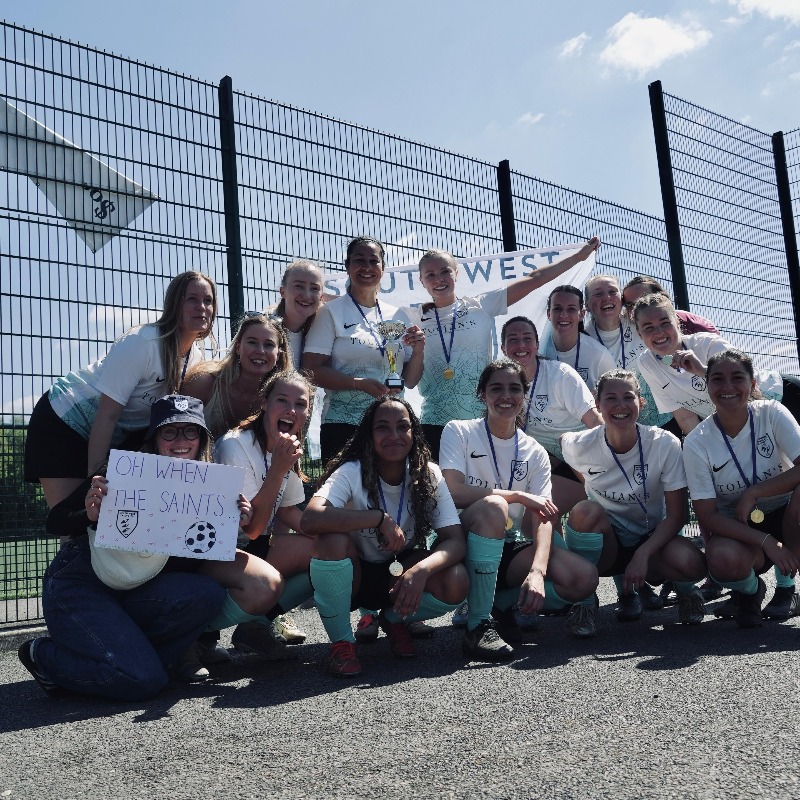 🗣️ "I can hand on heart say that South West Saints is genuinely the best. The community we have is next to none and I wouldn’t want to be playing anywhere else."​

This is what it means to play for South West Saints Women 🫶​

#MadeForThisGame