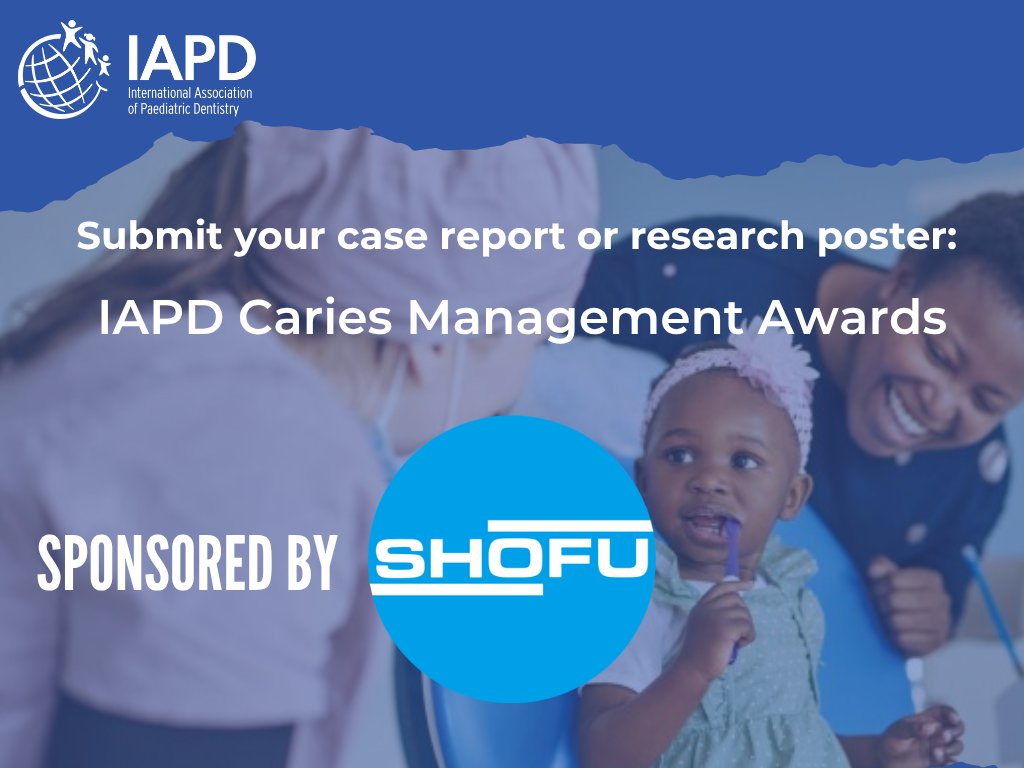 IAPD_World's tweet image. Shofu creates products that protect smiles and improve lives around the world. 
Find out how Shofu’s preventive Giomer/S-PRG Filler technology can add value to your daily practice: ow.ly/V2to50VRyoX 
Submit an abstract:ow.ly/CobG50VRyoY
#IAPD2025 #Shofu #Giomer