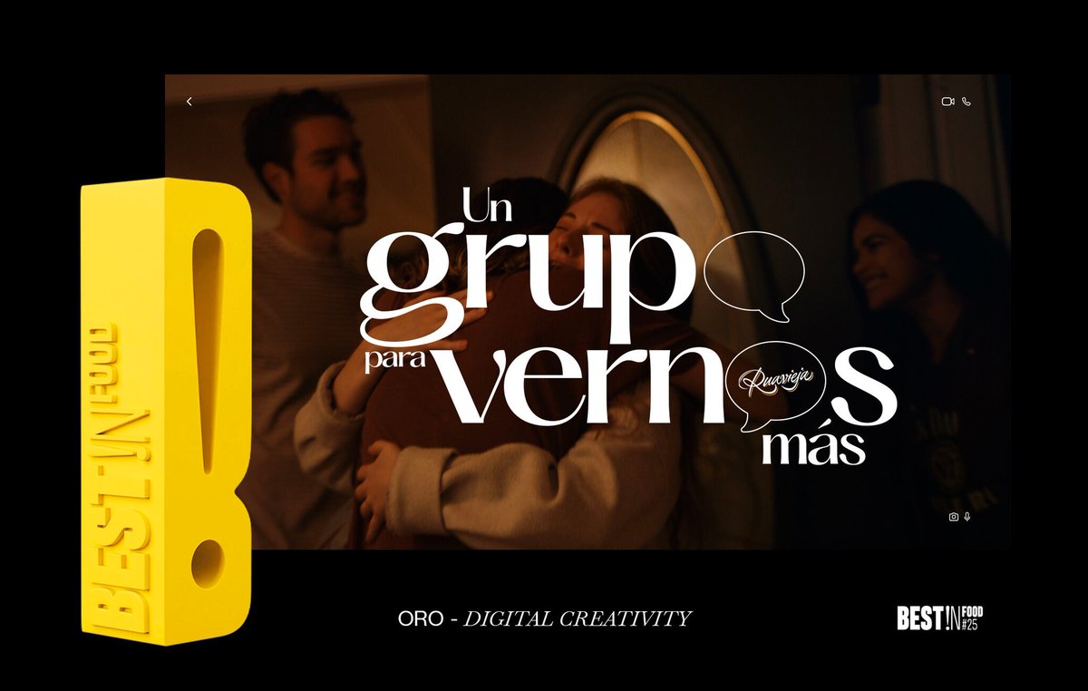 Big congratulations to our Spanish member <a href="/DarwinVerne/">Darwin & Verne</a> for winning Gold at the Best!N Food Awards with their inspiring ‘Un grupo para vernos más’ campaign! 

#ICOMnetwork