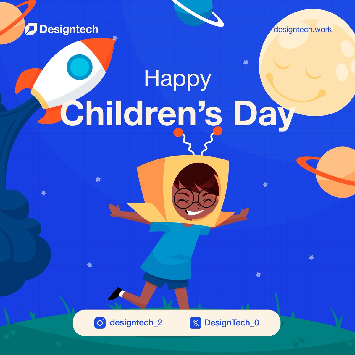 DesignTech_0's tweet image. Happy Children's Day🌍😊🫶
It's a day to celebrate the joy, innocence, and potential of every child.