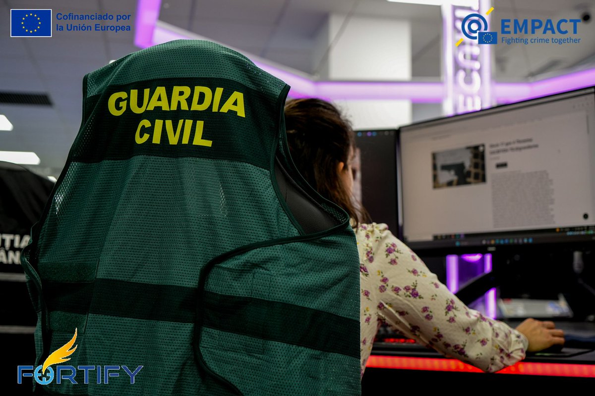 guardiacivil's tweet photo. El cibercrimen no conoce fronteras  y la @Guardiacivil, junto a agentes de policía de 15 países desarrolla actividades de ciberpatrullaje online enfocadas al tráfico ilícito online de armas, sus componentes principales, munición y pirotecnia dentro del marco de la de la plataforma EMPACT de Armas de Fuego con el apoyo de @EUROPOL y de la Fiscalía de Criminalidad Informática.