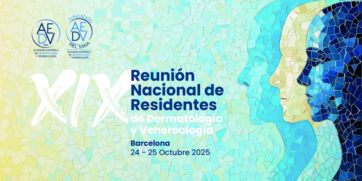 📢 Si aún no has enviado tu comunicación científica, ¡estás a tiempo!

Ampliamos el plazo hasta el 30 de junio para la XIX Reunión Nacional de Residentes de Dermatología y Venereología

🗓️ 24-25 oct. 2025
🏬Hotel Catalonia Barcelona Plaza

🔗 reunion-residentes.aedv.es/residentes-AED…