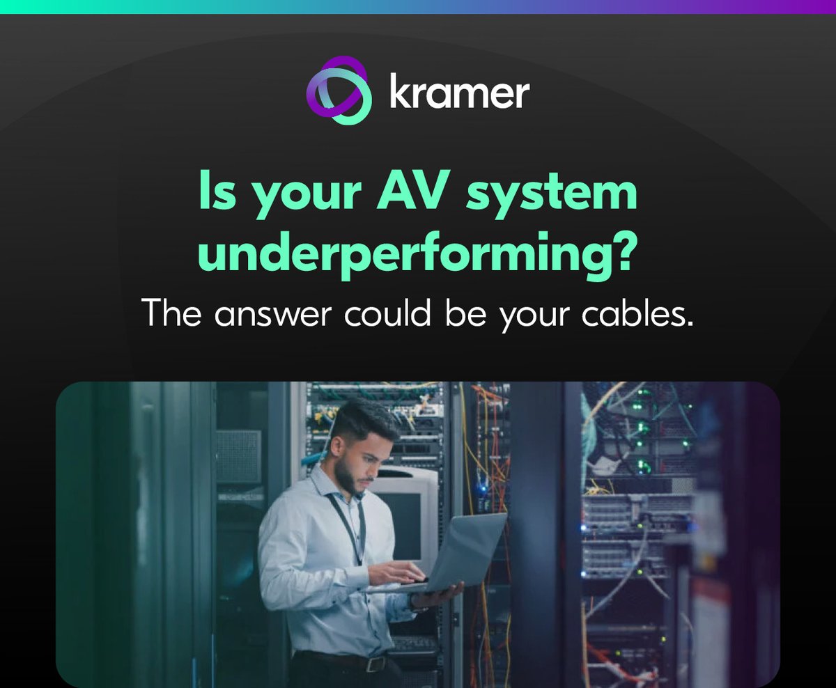 Discover Kramer’s high-performance connectivity solutions hubs.li/Q03l-74G0

Reliable AV starts with reliable cables. Explore our range built for quality, consistency, and performance.

#KramerAV #AVConnectivity #ProAV #CablesMatter
