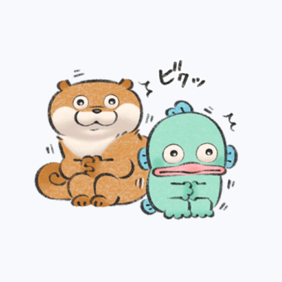 📢好評発売中⚠️ ⋐ 【LINEスタンプ】可愛い嘘のカワウソ×サンリオ