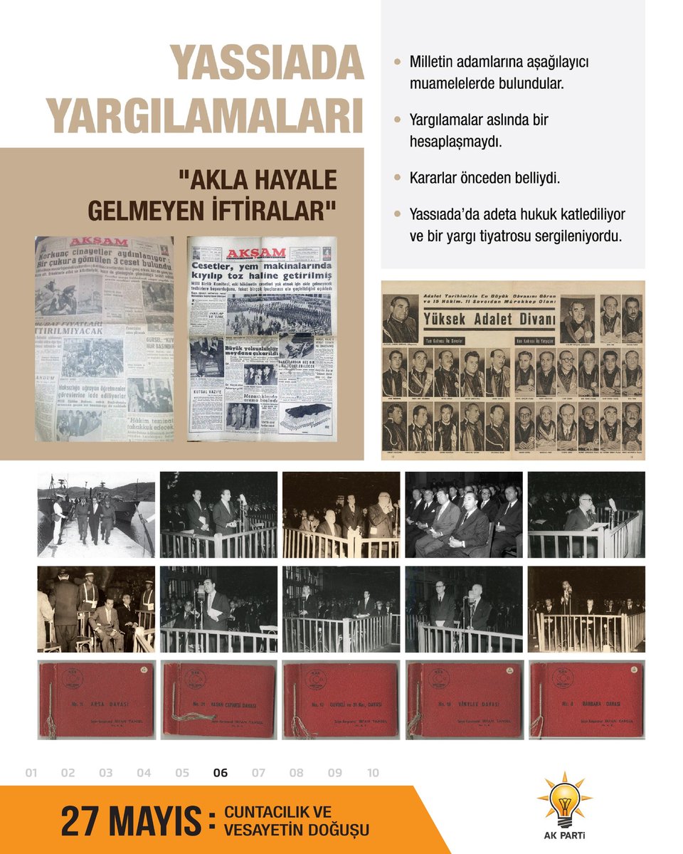Milletin iradesi üstünde bir irade tanımadık, tanımayacağız.

Millet iradesine vurulan kara bir leke, vicdanlarda kapanmayan bir hicran: #27Mayıs darbesi…

Merhum Adnan Menderes ve arkadaşlarını rahmetle yâd ediyorum.
